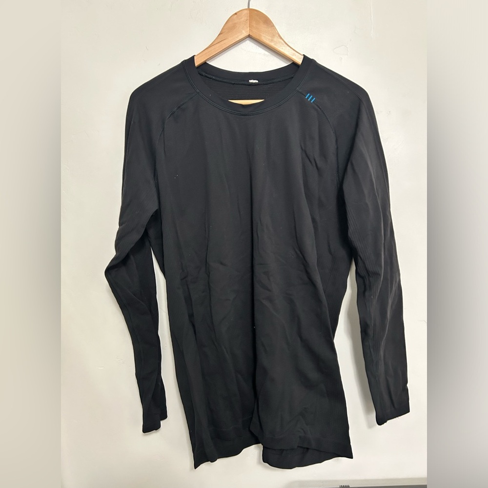 Lululemon men’s long sleeve black size xl - Picture 1 of 4